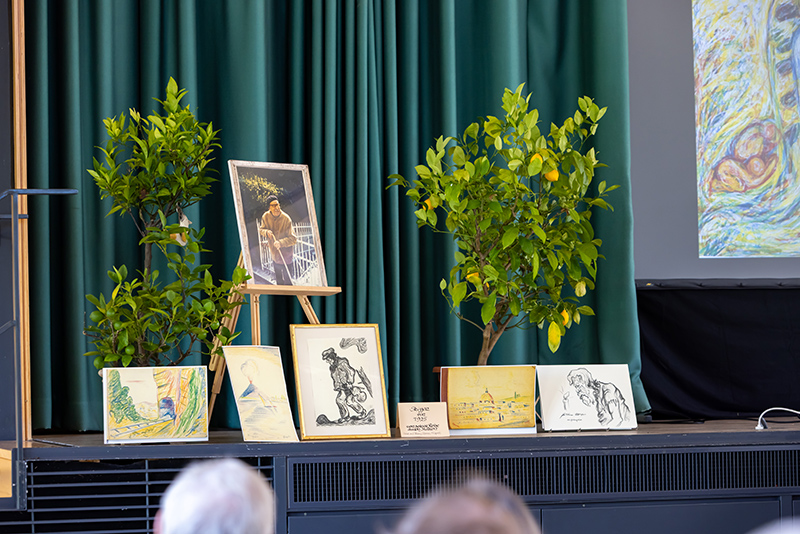 Der von Adelgund Mahler gestaltete Erinnerungsort zum 50. Todestag ihre Vaters